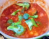 油無しで簡単☆トマトカレーのスープパスタ作り方2写真