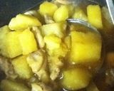 さつまいもと鳥肉の甘辛煮作り方7写真