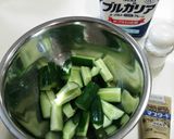 きゅうりのヨーグルト粒マスタード和え作り方1写真