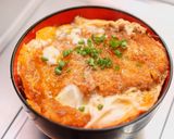 ゼロから作る普通のカツ丼作り方18写真