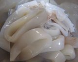 イカとさつま芋のトマト煮作り方3写真