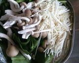 きのこと豚バラの和風パスタ作り方1写真