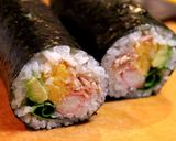 ヘルシー恵方巻き（サラダ巻き）作り方5写真