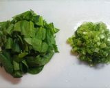 とろシャキ！小松菜のあんかけチャーハン作り方1写真
