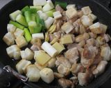 中華料理　お餅と鶏肉の甜麺醤炒め作り方8写真