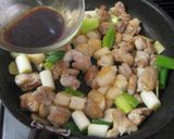 中華料理　お餅と鶏肉の甜麺醤炒め作り方9写真