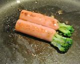 お弁当に！巻かない魚肉ソーセージロール焼作り方10写真