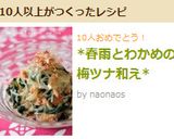 *春雨とわかめの梅ツナ和え*作り方5写真