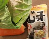 春キャベツ＋人参＋昆布の佃煮、レンジ料理作り方1写真
