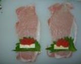 タラコ入り！豚肉のチーズ巻作り方2写真
