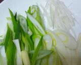 キムチの素で　煮込みねぎバーグ作り方9写真