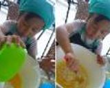 勝手に3層ケーキっ♪作り方2写真