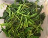 ほうれん草と三つ葉のおひたし☆作り方1写真