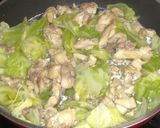 鶏肉とキャベツの塩麹蒸し作り方5写真