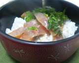〆にいかが??( ´艸｀)鯵茶漬け作り方4写真