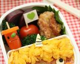節分＊赤鬼オムライスのキャラ弁作り方4写真
