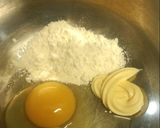 お餅でお好み焼き風！作り方1写真
