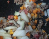 ひよこ豆とひき肉のカレートマトピラフ作り方3写真