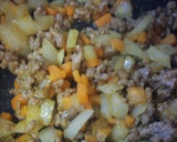 ひよこ豆とひき肉のカレートマトピラフ作り方4写真