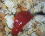 ひよこ豆とひき肉のカレートマトピラフ作り方5写真
