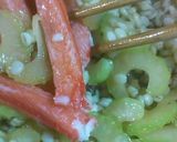 香り箱・セロリ・押し麦の旨々サラダ作り方6写真