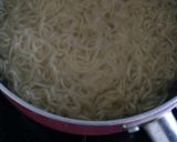 マルちゃん正麺のカリカリベーコンと水菜作り方2写真