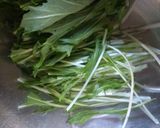 マルちゃん正麺のカリカリベーコンと水菜作り方3写真
