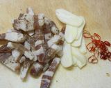葛切りのペペロンチーノ作り方1写真