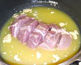 香味ペースト＆みかんチューハイで煮豚作り方3写真