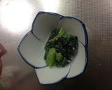 青菜のくるみあえ作り方4写真