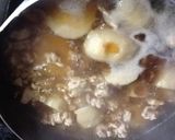 里芋と鶏ひき肉のそぼろ煮作り方3写真