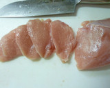 鶏胸肉と長ねぎの簡単落とし焼き♪作り方2写真