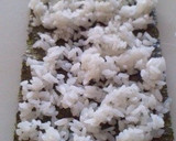 巻きすを使わないミニサラダ巻き作り方3写真