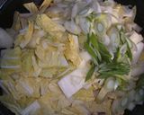 白菜消費メニュー♪豚汁風あんかけ作り方4写真