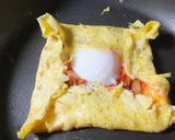 キムチチーズのオムレツ☆ガレット風作り方4写真