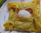 キムチチーズのオムレツ☆ガレット風作り方5写真