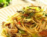 ■さんま缶と長ネギの和風パスタ■作り方6写真