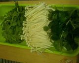 食感がおいしい！春菊とえのきの卵とじ作り方1写真
