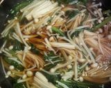 食感がおいしい！春菊とえのきの卵とじ作り方3写真