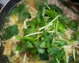 食感がおいしい！春菊とえのきの卵とじ作り方6写真