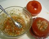 バジル＆チーズ入りのまるごと焼きトマト作り方3写真
