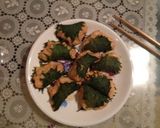 鶏ひき肉のシソはさみ焼き作り方3写真