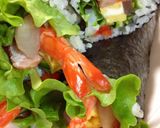 ஐஃ具沢山海鮮太巻き♥恵方巻きにも｡ஐஃ作り方6写真