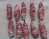 簡単！おくらの肉まき作り方3写真