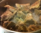韓国人気料理 骨付豚肉 ガムジャタン作り方1写真