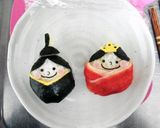 簡単！可愛い♪キャラ弁当♪ひな祭りだよ♪作り方8写真