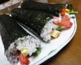 スギヨの香り箱でかに☆恵方巻作り方7写真