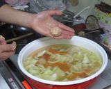 鶏だんごのカレーなべ作り方4写真