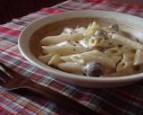 シンプル♪クリームパスタで1人ランチ作り方8写真