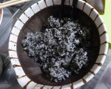 (覚書)ゴマ味太巻き~某ねずみさん模様~作り方1写真